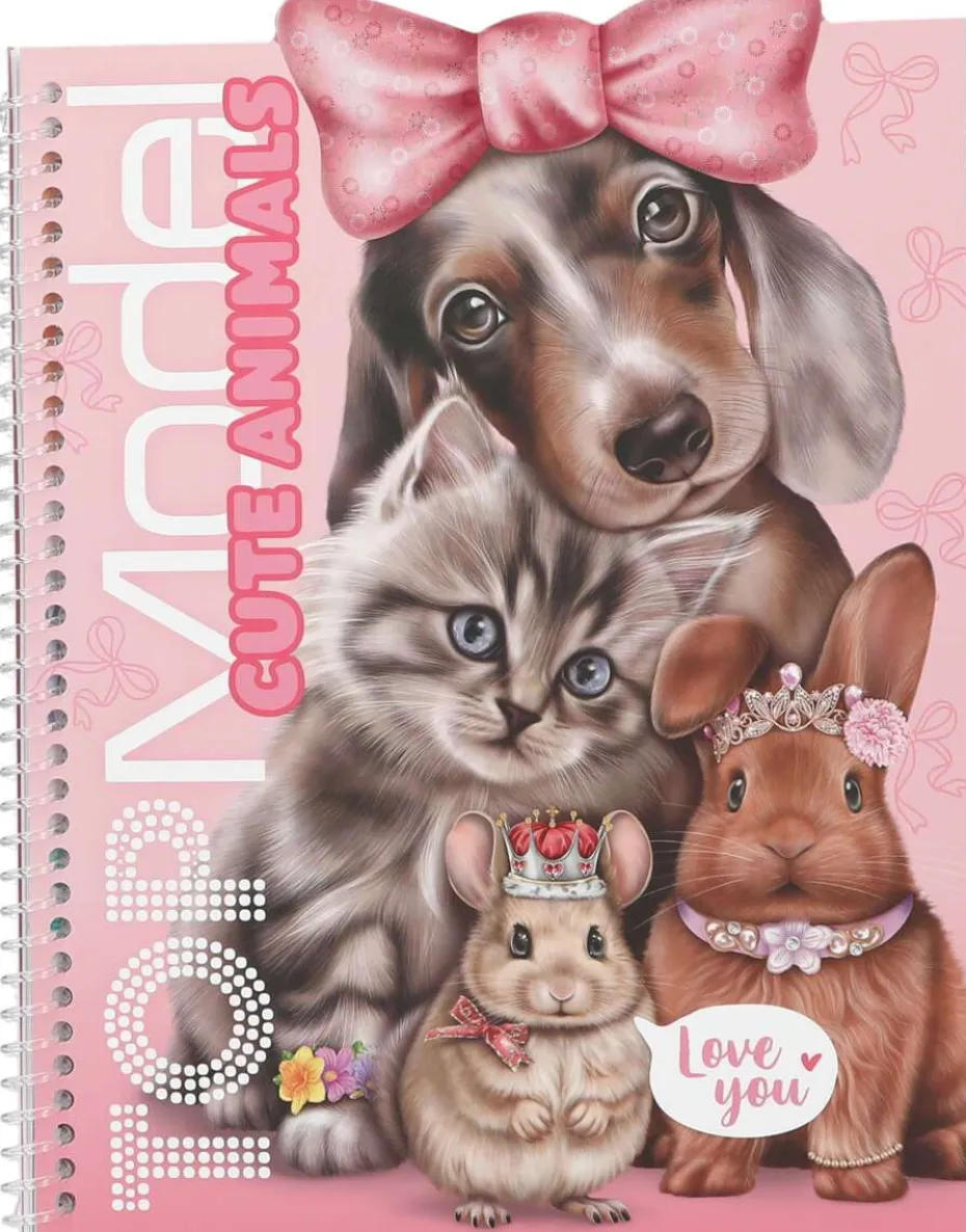 TOPModel Dress Me Up CUTE ANIMALS klistremerkebok