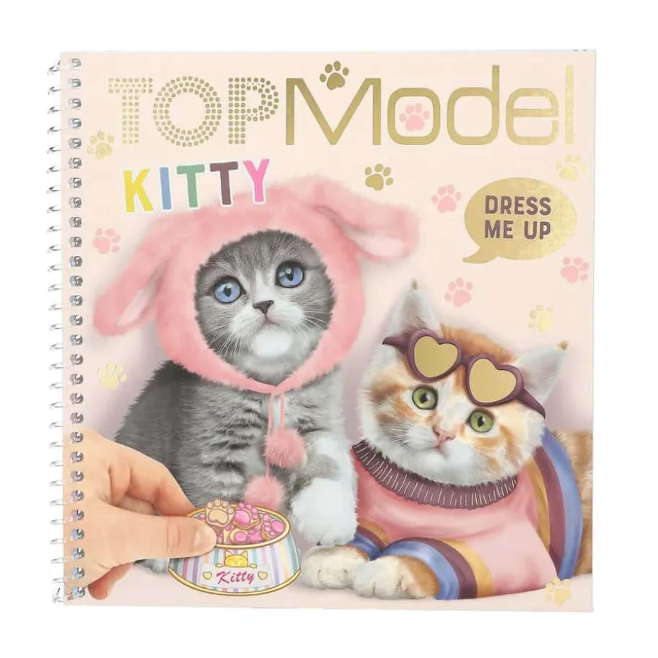 TOPModel Dress Me Up klistremerkebok KITTY