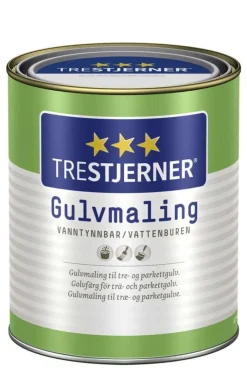 TreStjerner 40/halvblank gulvmaling
