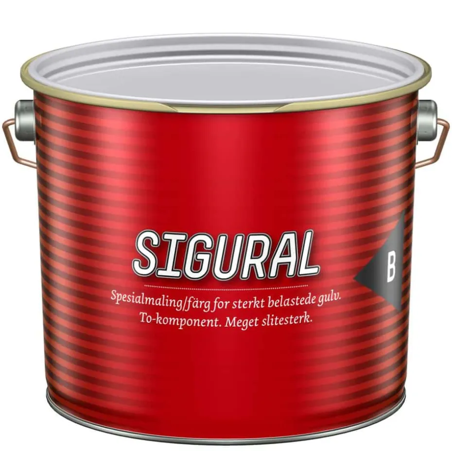 Trestjerner Sigural B epoksy gulvmaling