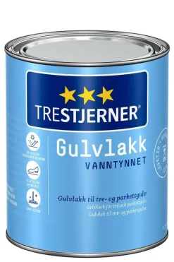 TreStjerner gulvlakk