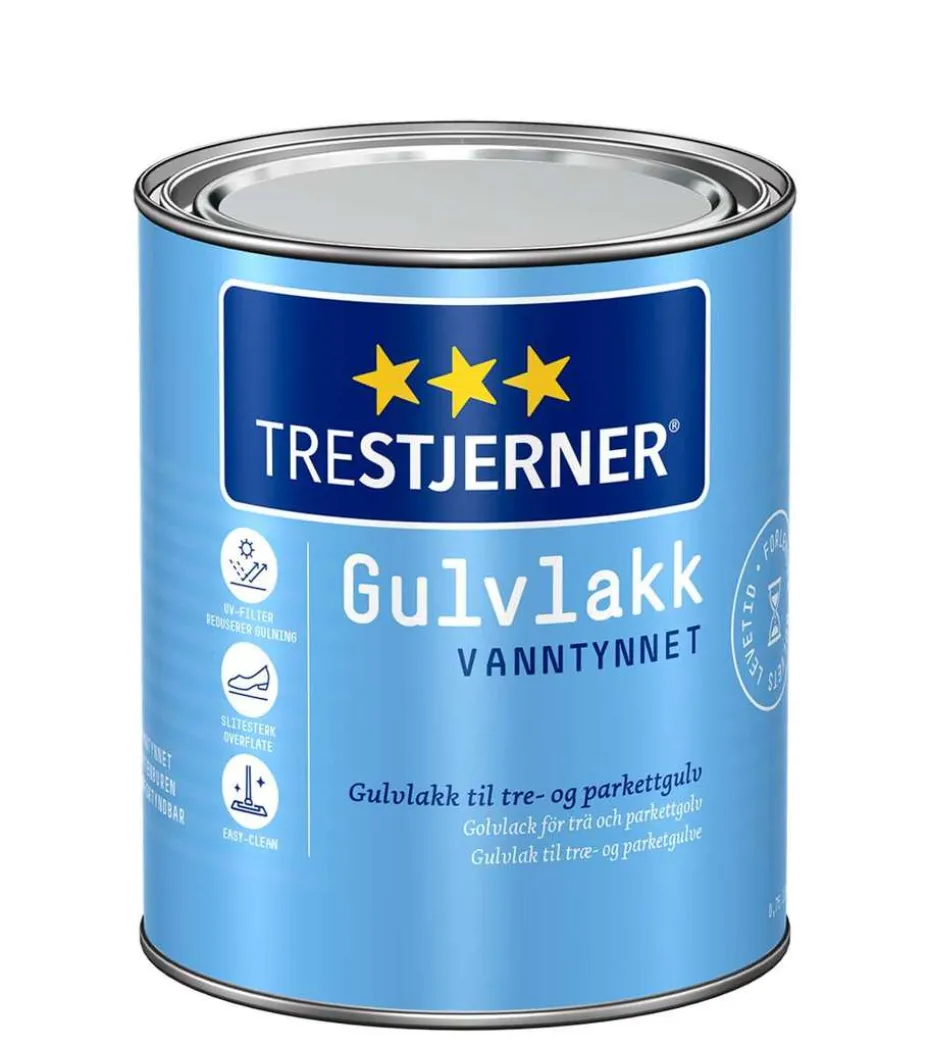 TreStjerner gulvlakk