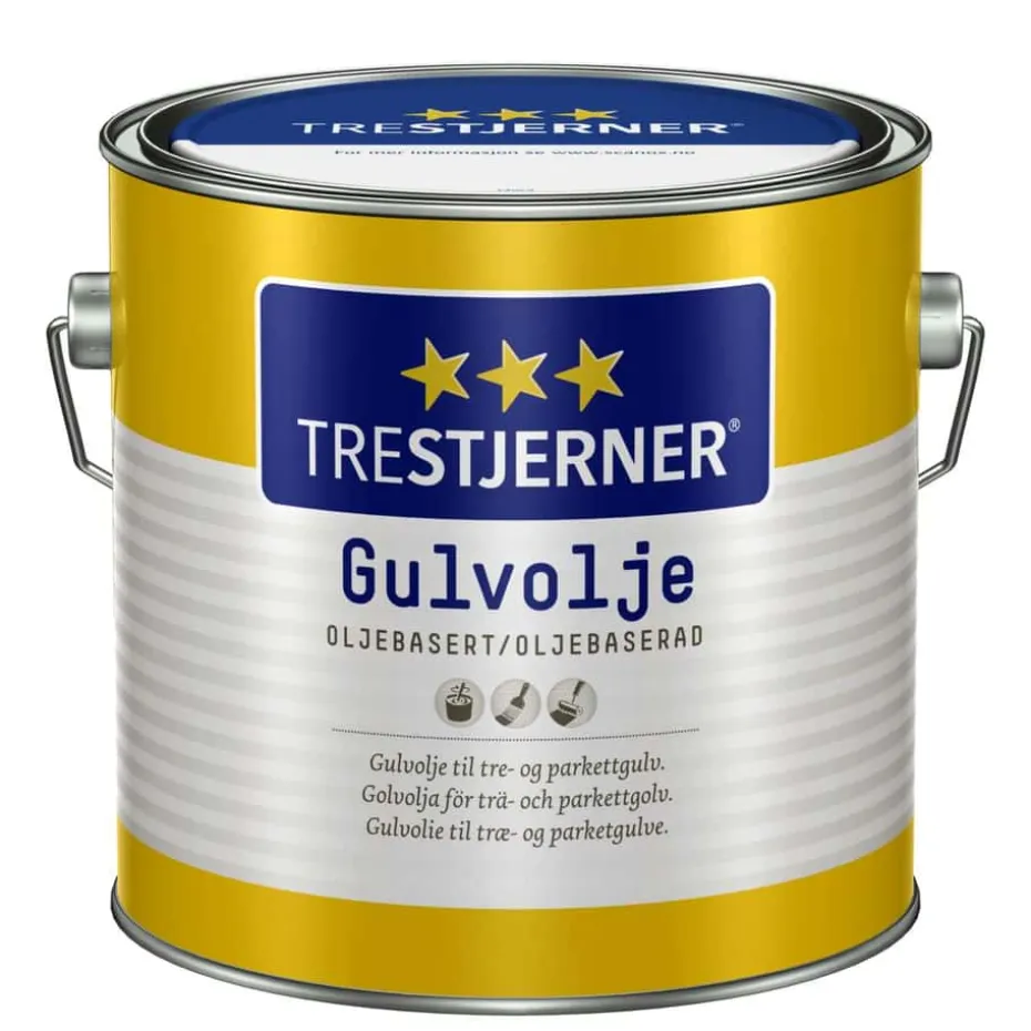 Trestjerner Gulvolje