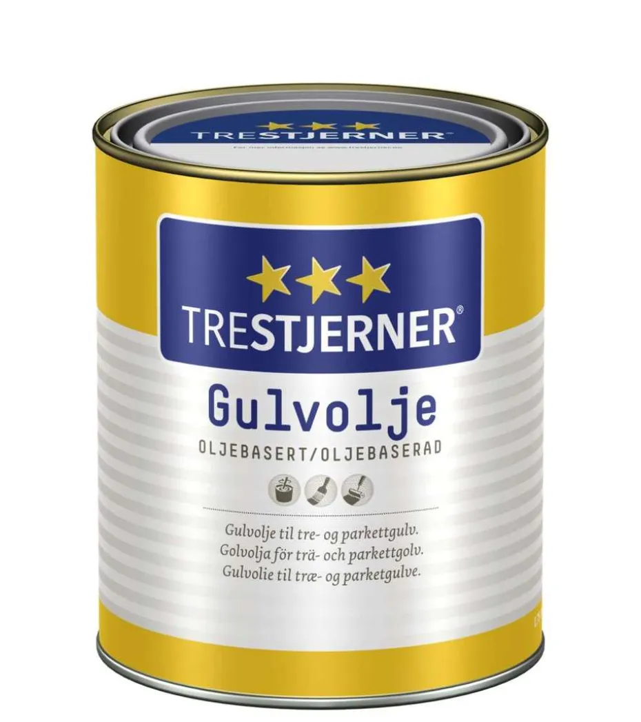 Trestjerner Gulvolje