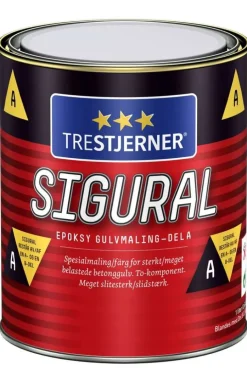 TreStjerner Sigural epoxy del A gulvmaling