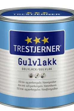 Trestjerner 15/silkematt gulvlakk
