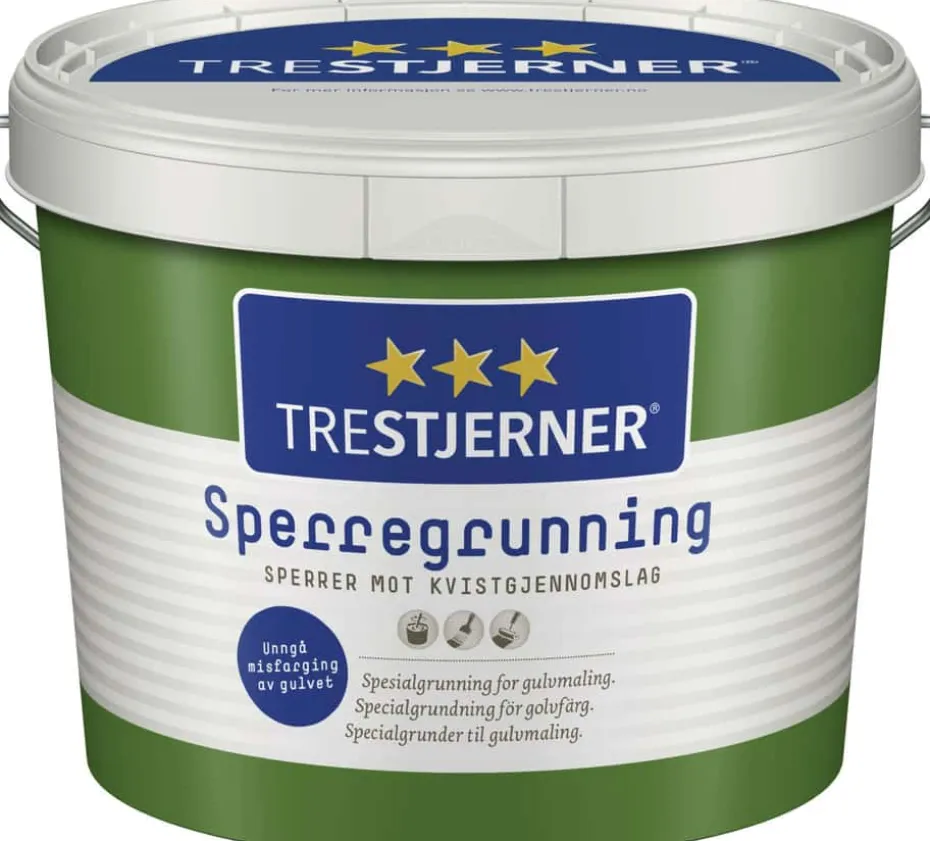 Trestjerner sperregrunning