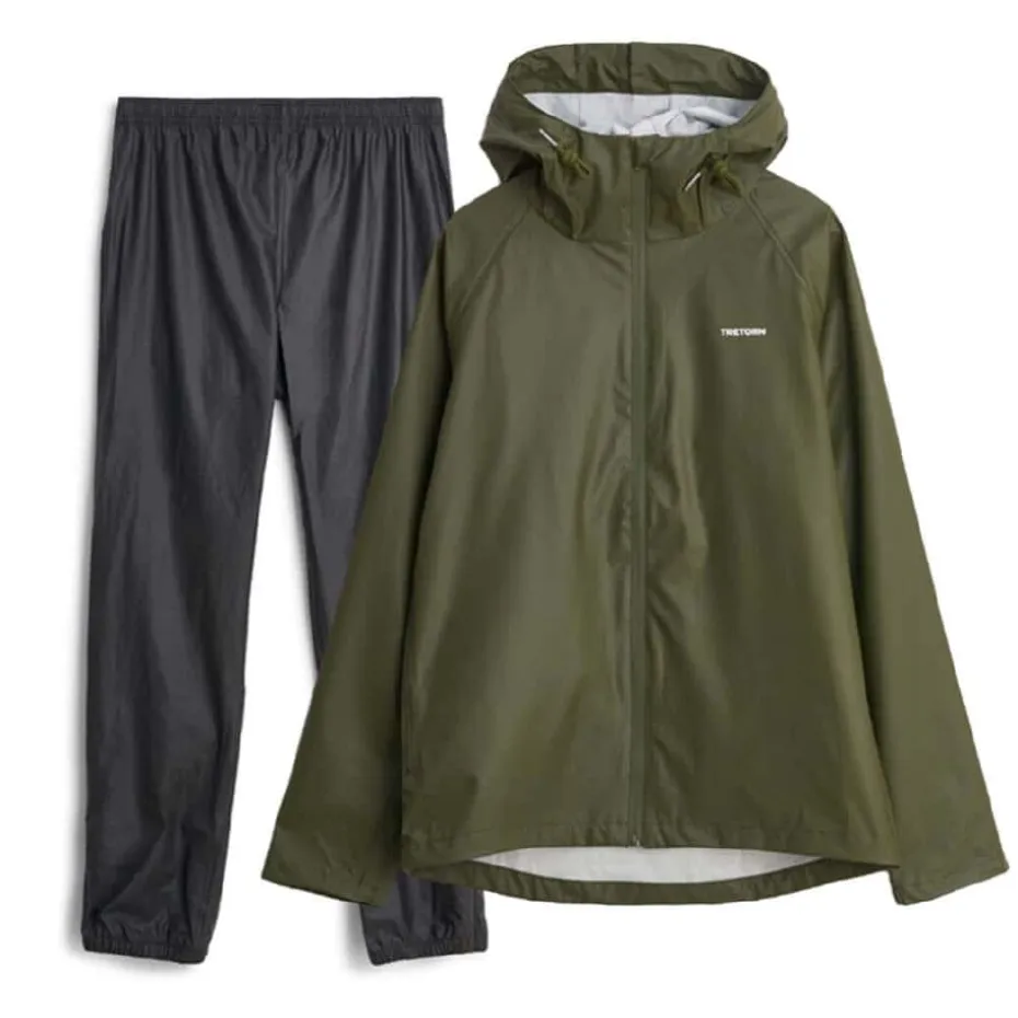 Tretorn Packable 2-delt regnsett unisex