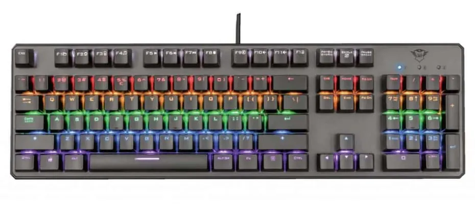 Trust Gaming GXT 865 Asta mekanisk gamingtastatur