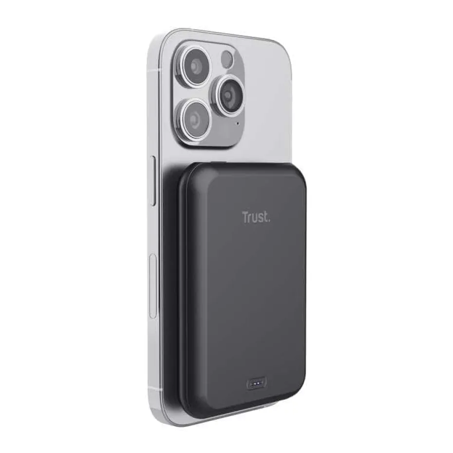 Trust Magno Magnetic trådløs 5.000mAh Powerbank