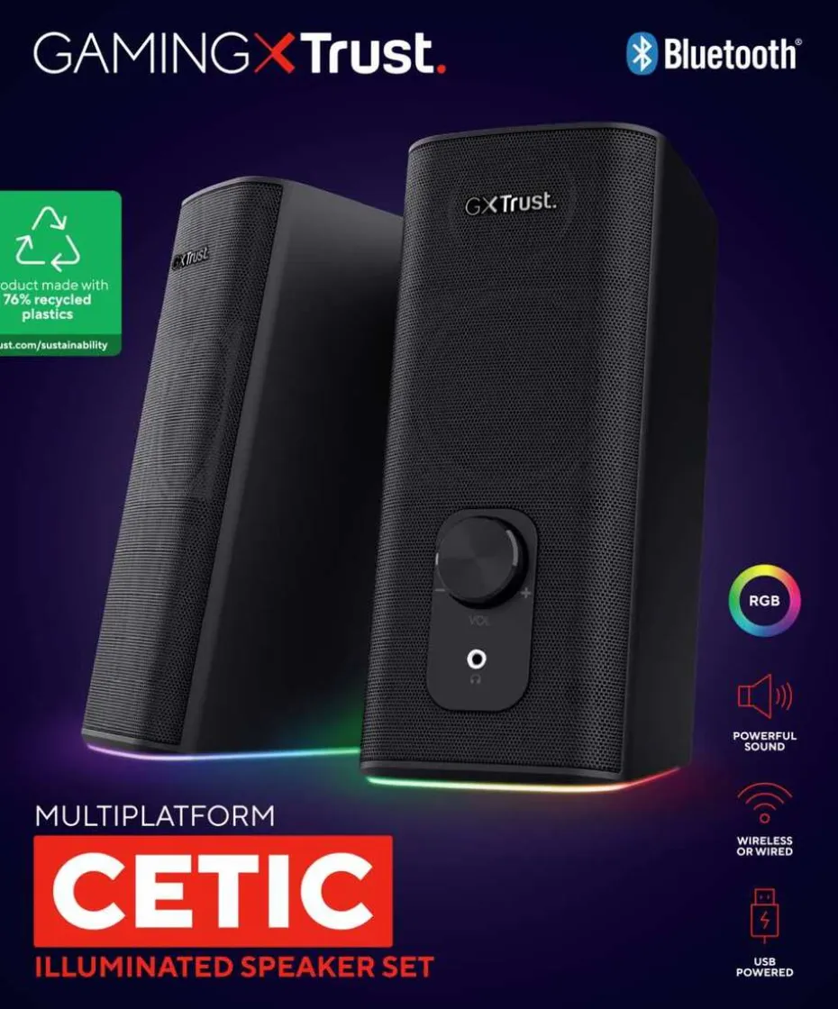 Trust GXT 612 CETIC Bluetooth® høyttalere