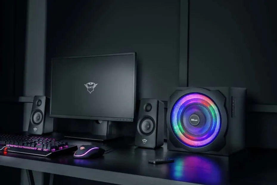 Trust GXT 629 Tytan RGB Illuminated 2.1 høyttalere