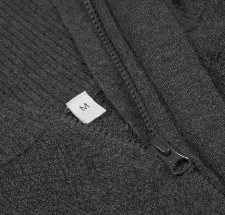 Tufte Robin Stitch half-zip ullgenser herre