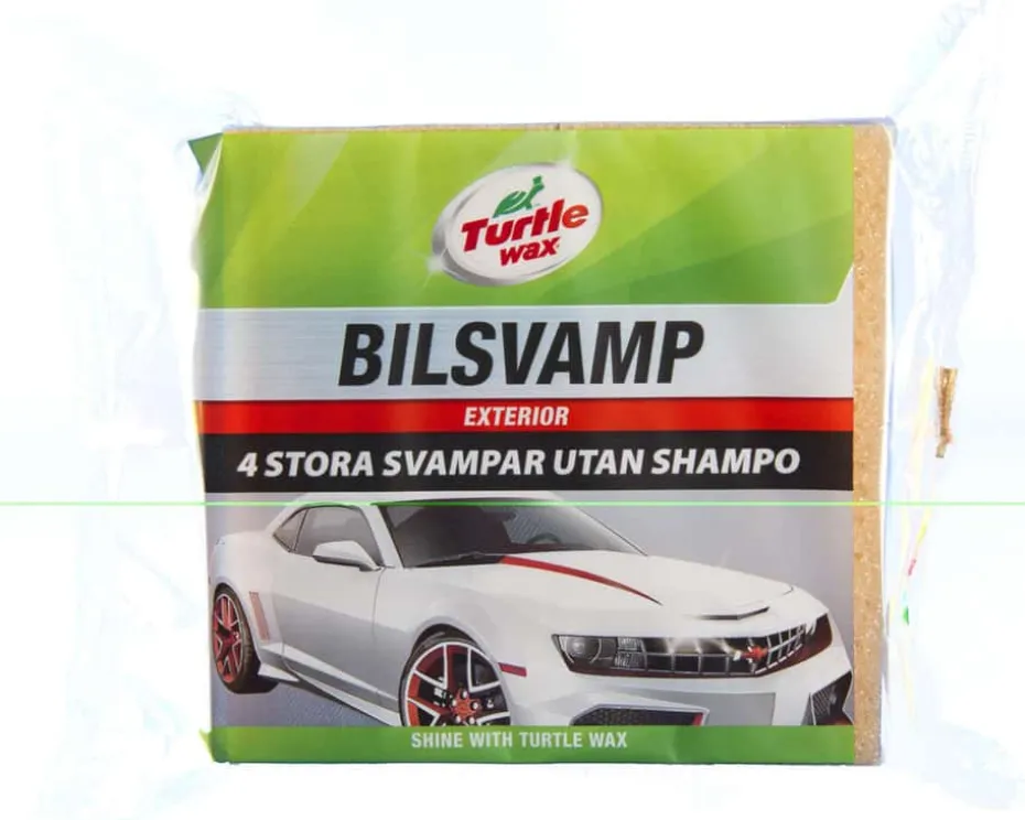 Turtle Wax bilsvamp uten shampo 4-pk
