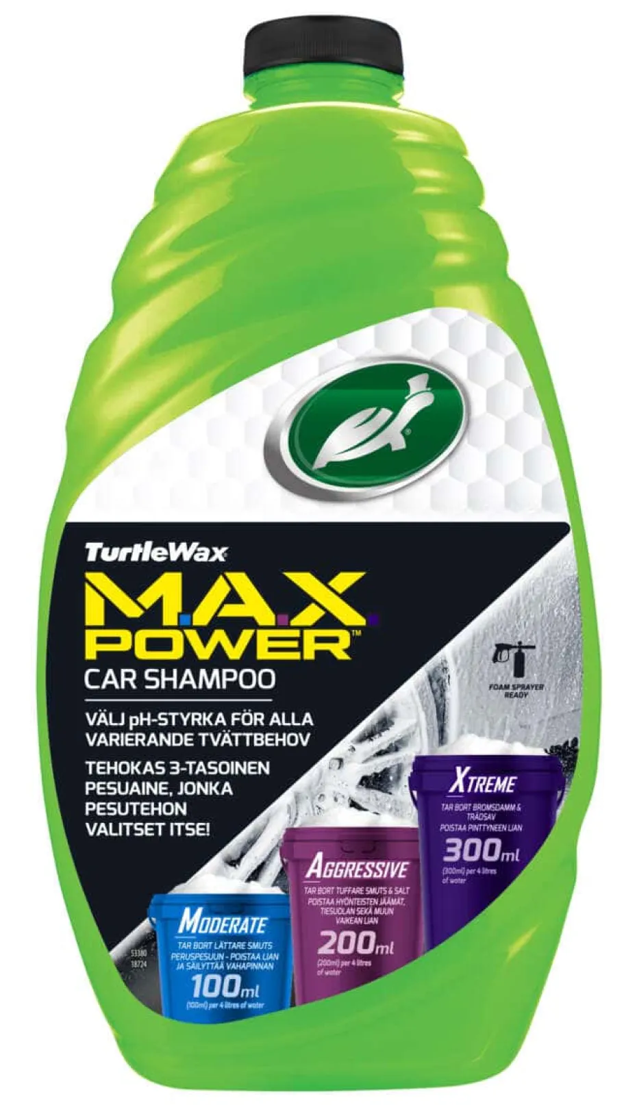 Turtle Wax Max Power bilshampo
