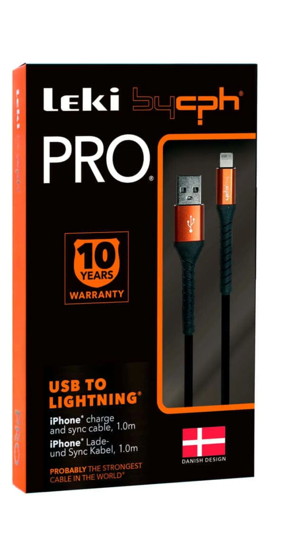 USB til lightning ladekabel