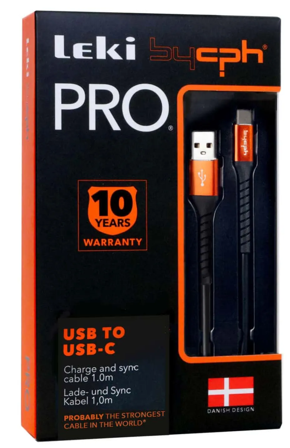 USB til USB-C ladekabel