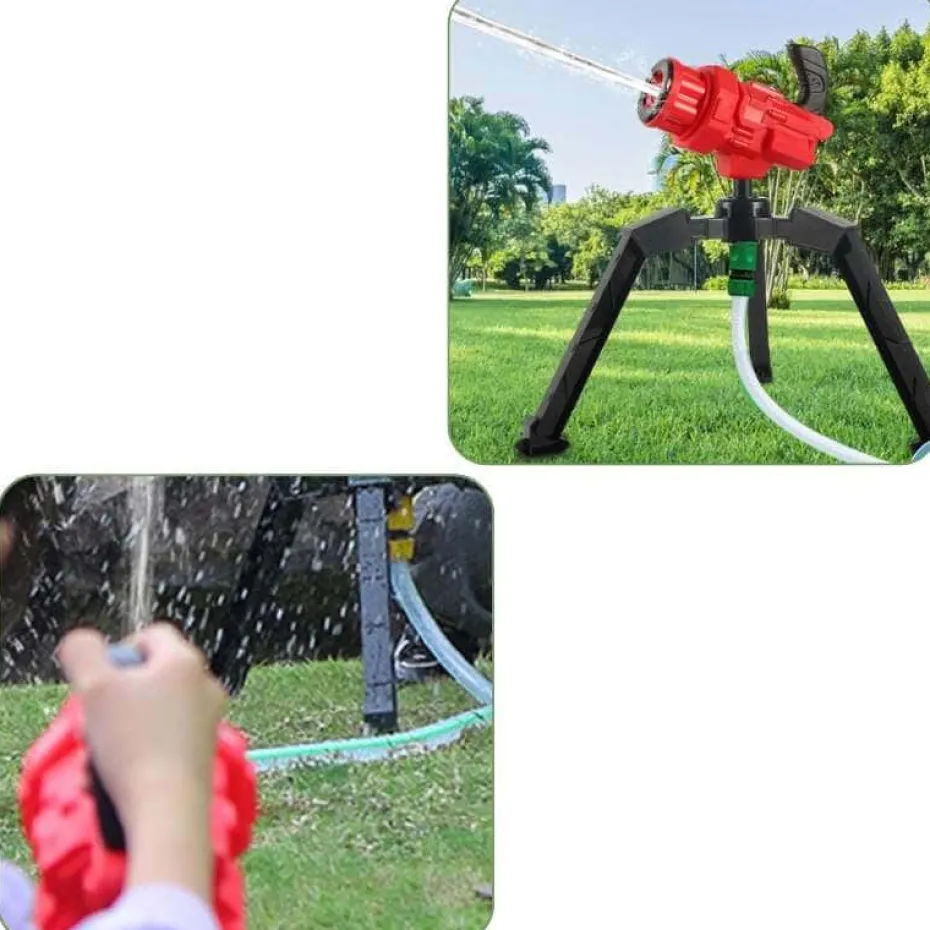 Vannpistol på stativ