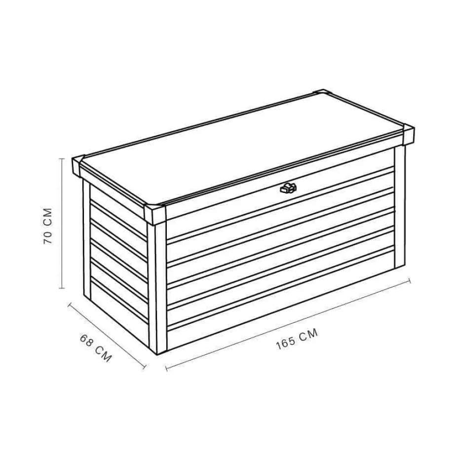 Vari aluminium putekasse