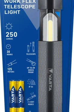 VARTA Work Flex teleskop lykt