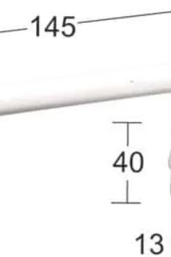 Vindusholder 232 Alu Hvit