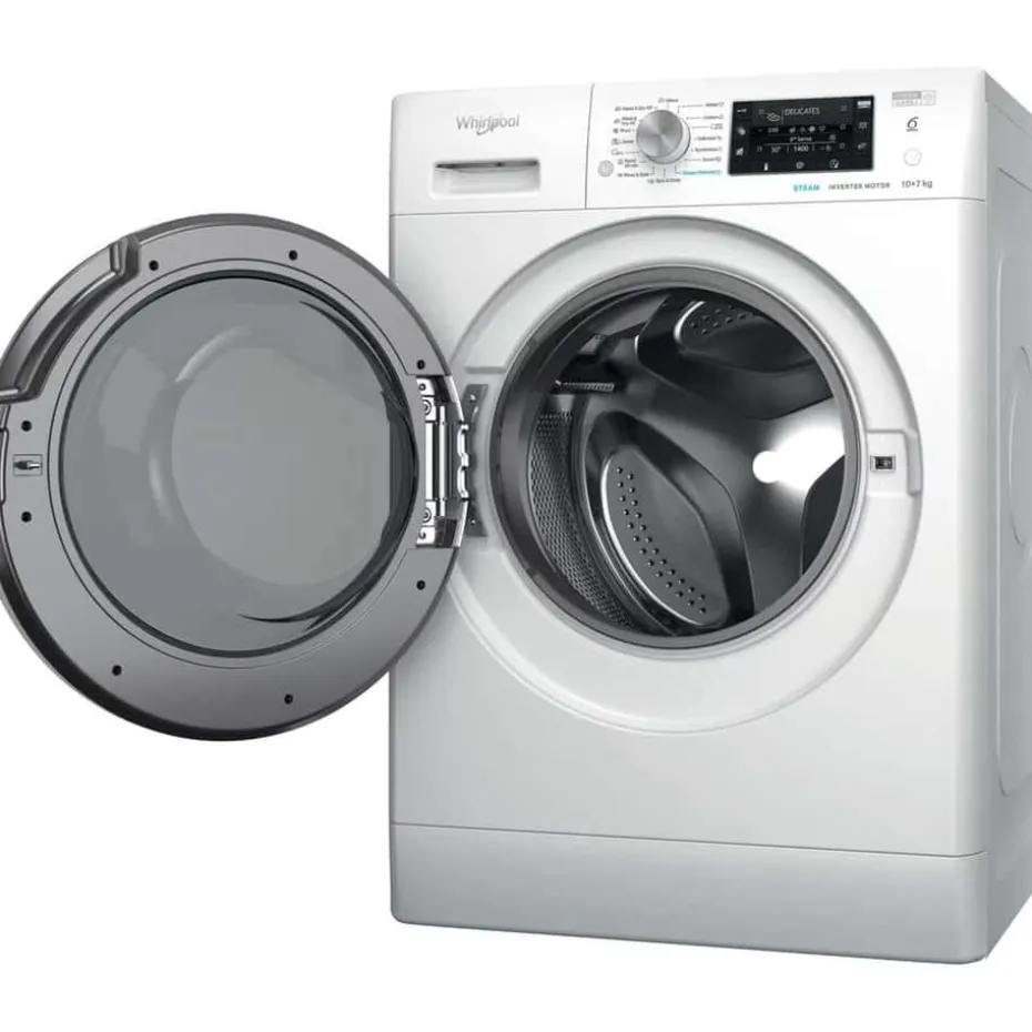 Whirlpool FFWDD 1076258 SV EE kombinert vaskemaskin/tørketrommel