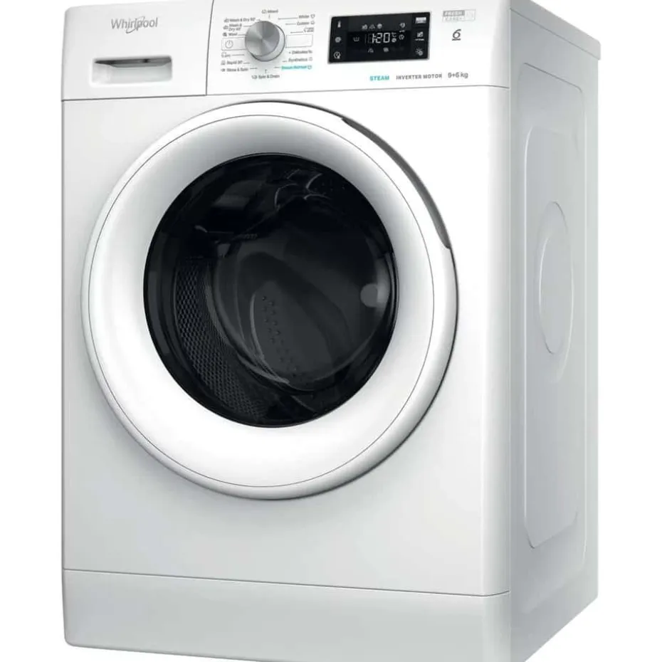 Whirlpool FFWDB 964369 WV EE kombinert vaskemaskin/tørketrommel