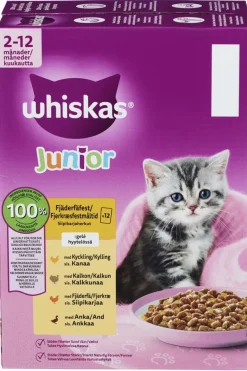 Whiskas Junior Fjærkre 1020g