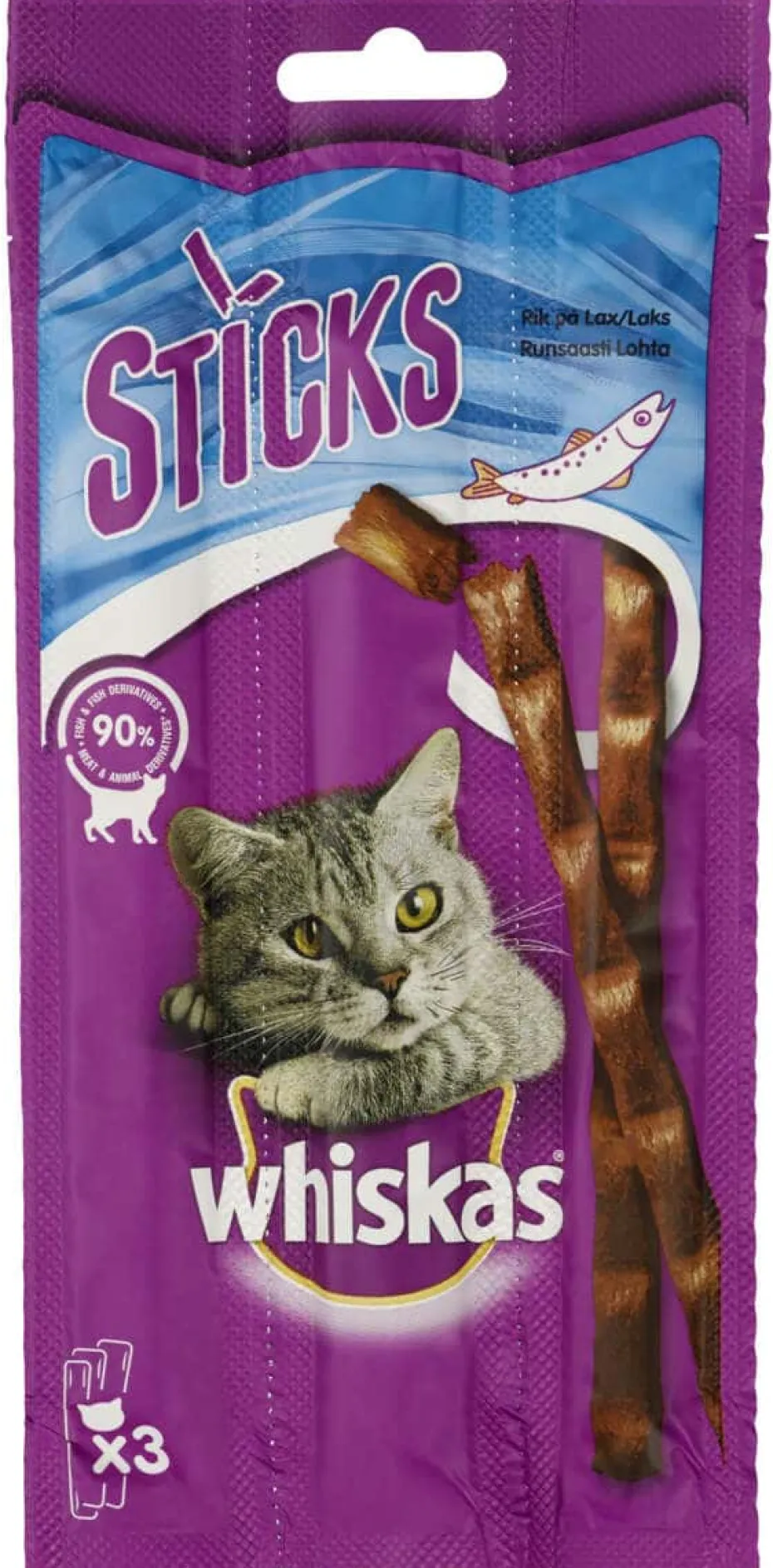 Whiskas® Sticks Laks 18g