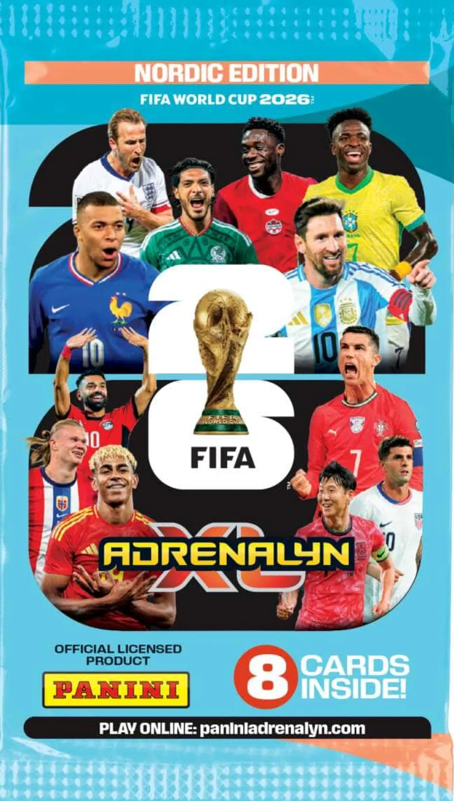 World Cup 2026 Booster Adrenalyn XL fotballkort