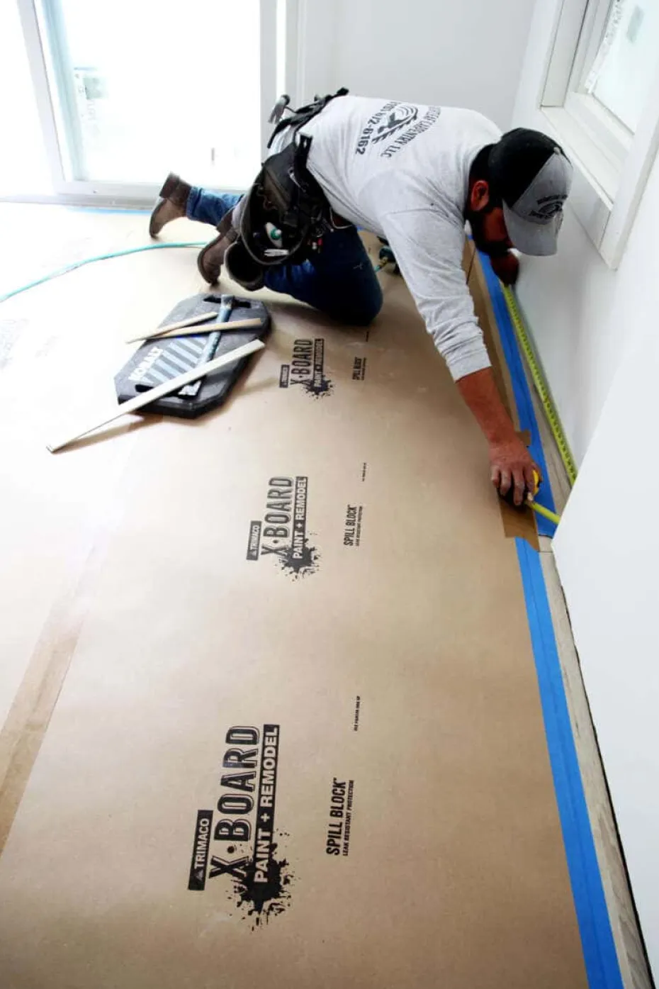 X-Board tildekningspapp 15 meter