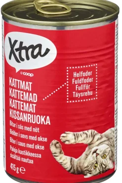 Xtra Kattemat med Okse 415g