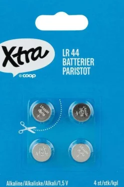 Xtra LR44 batterier 4pk