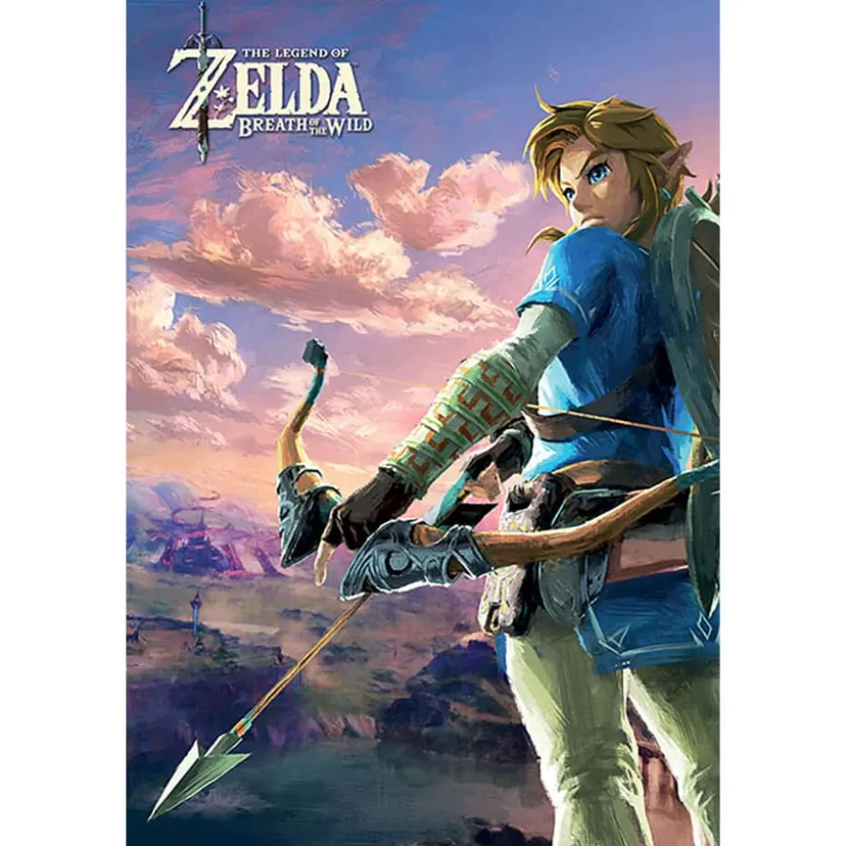 Zelda Breath Of The Wild (Hyrule Scene Landscape) plakat