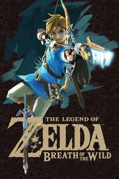 Zelda Plakat Breath of The Wild Game Cover plakat