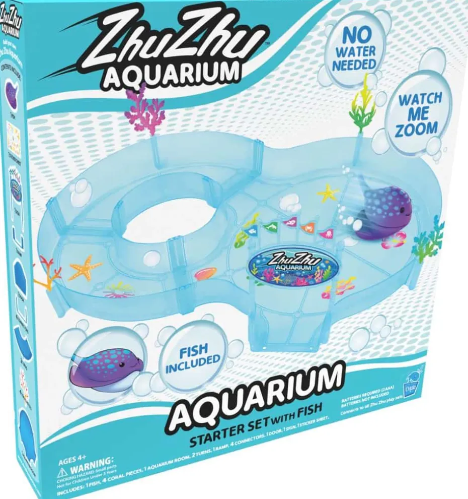 ZhuZhu Aquarium Startsett med fisk